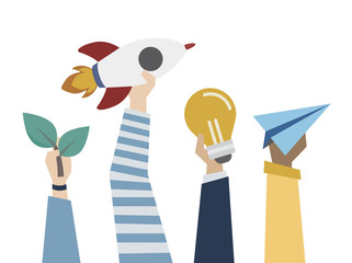 Illustration of business concepts