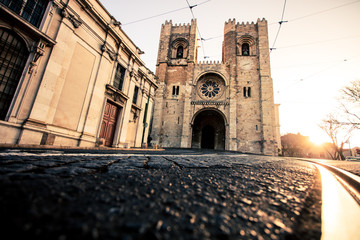 Old Cathedral in Portugal Europe