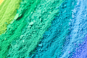 multicolored powder pigments background