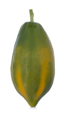 Papaya isolated on white backgroound.