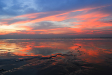Fototapeta premium Sunset sky for background
