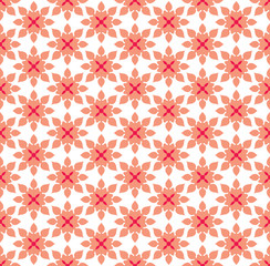 Vector floral seamless pattern, vector repeating texture backgro
