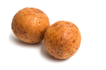 cheese donut isolated