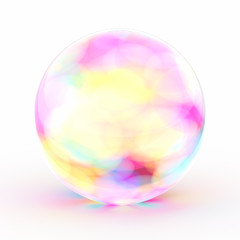 透明なガラス玉