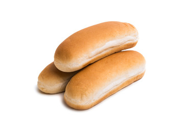 Sausage rolls isolated