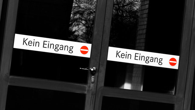 Kein Eingang