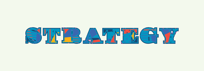 Strategy Concept Word Art Illustration