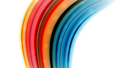 Abstract flowing motion wave, liquid colors mixing, vector abstract background