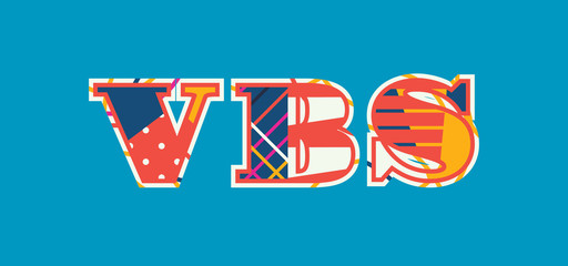 VBS Concept Word Art Illustration