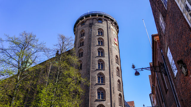 Rundetaarn, Round Tower in Copenhagen, Denmark