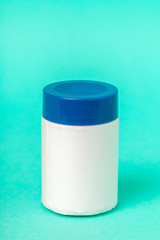 medical bottle close up