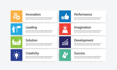 Vision Infographic Icon Set