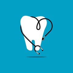 Dental Logo Vector Template Design Illustration