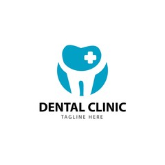 Dental Clinic Logo Vector Template Design Illustration