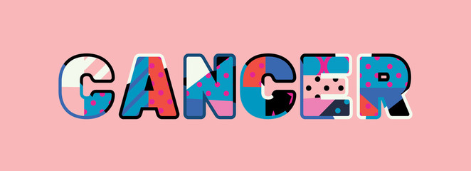 Cancer Concept Word Art Illustration