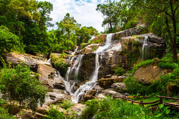 Fototapeta na wymiar Mae Klang Waterfall, Chiang Mai, Thailand