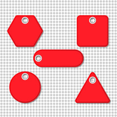 Price tags and labels set