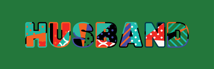 Husband Concept Word Art Illustration