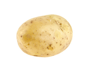 potatoes isolated on white background