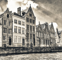 Beautiful medieval architecture of Bruges, Belgium