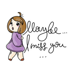 Cute cartoon kids. Vector and illustration.