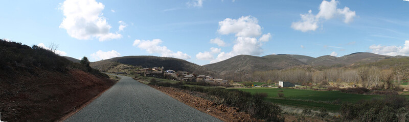 foto panoramica de pueblo
