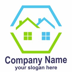 hotel, home, sale, property, architecture, estate, house, icon, green, symbol, building, button, real, sign, isolated, business, logo, stock, design, vector, template , graphic, style, corporate
