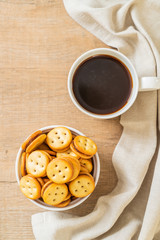 biscuit with pineapple jam