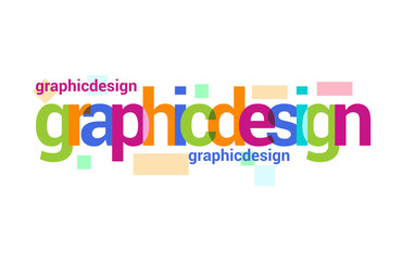 Graphic Design Overlapping vector Letter Design