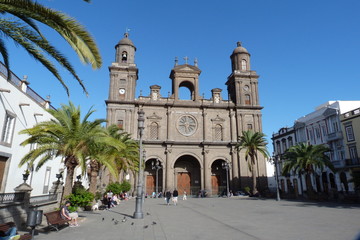 Fototapeta na wymiar Kathedrale Santa Ana in Las Palmas de Gran Canaria.