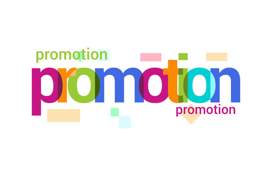 Promotion Overlapping vector Letter Design