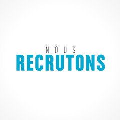 nous recrutons