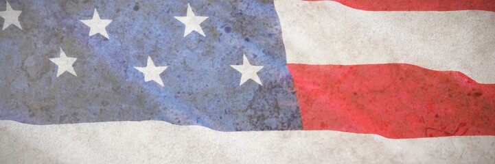Close-up of US flag