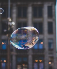 Big Floating Soap Bubble