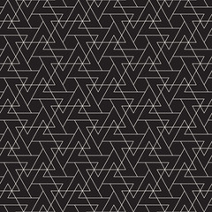 Vector seamless pattern. Modern stylish abstract texture. Repeating geometric tiles