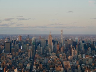 Fototapeta premium Empire State Building au coucher du soleil