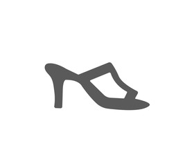 Woman High Heel Shoes and Sandal Icon