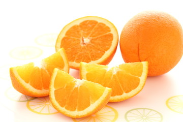 オレンジ　カット