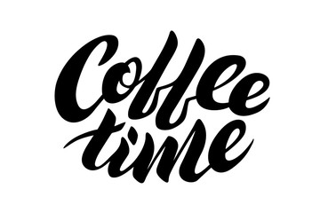 Coffee time lettering
