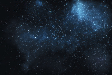 3D illustration - Stars and nebulae in the universe 