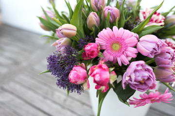 Colorful mothers day bouquet