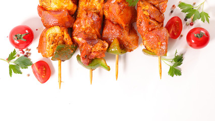 pork barbcue and tomato