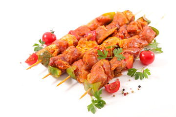 pork barbcue and tomato