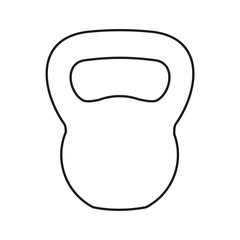 Vector illustration dumbbells icon