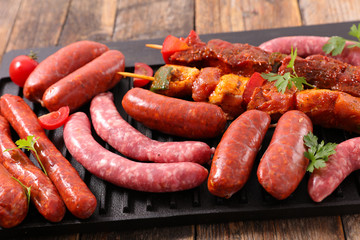 assorted meat for barbecue