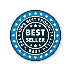 Best Seller label illustration