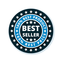 Best Seller label illustration