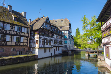 Obraz premium View of Petite France District in Strasbourg