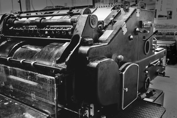 Printer lithography cylinder machine printing