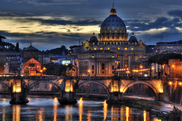Naklejka na ściany i meble St. Peters Basilica, Rome
